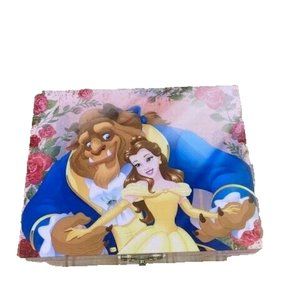 Vintage 1991 Disney's Beauty & the Beast Themed Music Jewelry Box